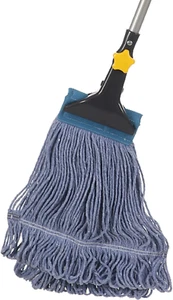 Looped-End String Wet Mop Heavy Duty Cotton Mop Commercial Industrial Grade Tele - Picture 1 of 7