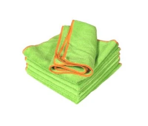 Toallas de microfibra antibacteriana Silver Killer GREEN 16"" x 16"" SilverClear (paquete de 6) - Imagen 1 de 6