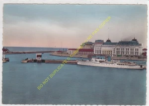 CPSM 14360 TROUVILLE Casino & Port Entrance With Boat Edit CH. W. 1962 - Picture 1 of 2