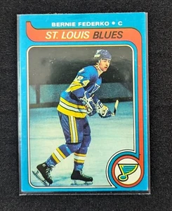 1979-80  Topps Hockey #215 Bernie Federko - St. Louis Blues POOR - Picture 1 of 2