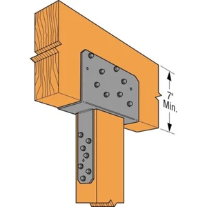 Simpson Strong-Tie CCQ46SDS2.5-R Column Cap For 4x Beam 6x Post - Picture 1 of 9
