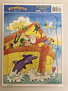 Noahs Ark Bible Animals Kid's Christian Jigsaw Puzzle Ages 3+ NEW 12 pc Jigsaw