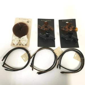 Riviera Hair Accessory 1-2-3 Collection - Bun Maker, Clips, and Headbands - NEW! - Picture 1 of 4