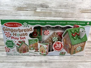 *NEW* Melissa & Doug Gingerbread House playset 38 Pieces Christmas Wooden - Picture 1 of 5