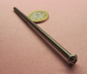 Round Head Phillips Machine Screw 18-8 Stainless Steel, 8-32 x 4.0" L 10 Pcs - Picture 1 of 12