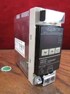 Omron Switching 24v 5a Power Supply input 100-240v AC 5 amp DC S8VS-12024AP /ED2 - Picture 1 of 5