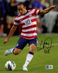 LANDON DONOVAN SIGNED HANDSIGNIERT 8x10 FOTO TEAM USA SOCCER LEGEND BECKETT BAS - Bild 1 von 2