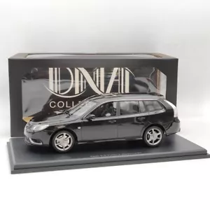 DNA Collectibles 1/18 Saab 9-3 Sportcombi Turbo X 2009 DNA000101 Auto in resina nera - Foto 1 di 8