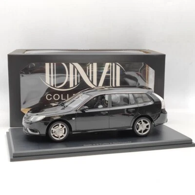 DNA Collectibles 1/18 Saab 9-3 Sportcombi Turbo X 2009 DNA000101 Resin Car Black - Image 1 of 4