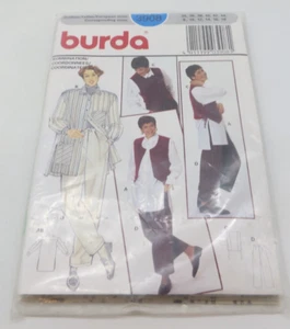 Camisa Chaleco Pantalones Mujer BURDA Patrón 3908 SIN CORTAR Talla 8, 10, 12, 14, 16, 18 - Imagen 1 de 5
