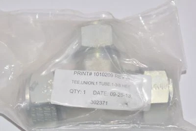 NUEVO Parker 1010209 Rev. A Tee Union 1 tubo 1-3/8"" hexagonal 302371 Foto 1 de 3