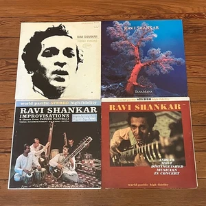 4 LP Ravi Shankar Lot The Project Tana Mana Improvisations In Concert India's - Picture 1 of 2