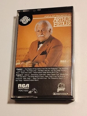 Arthur Fiedler Popular Favorites 2 in 1 Twin Cassette Tape 1983 RCA - Image 1 of 4