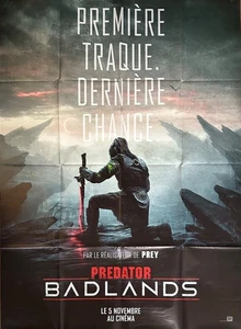 Affiche cinéma PREDATOR - BADLANDS 120x160cm Poster / Elle Fanning / PREY - Picture 1 of 1