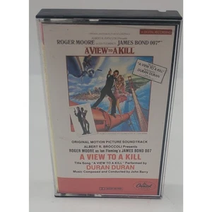 A VIEW TO A KILL Duran Duran Motion Picture Soundtrack Cassette Tape 1985 - Imagen 1 de 3