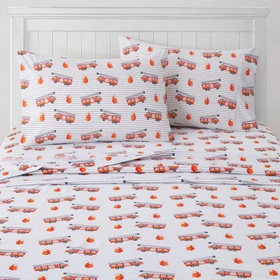 Fire Engine Truck Kids Sheet Set - Image 1 of 4