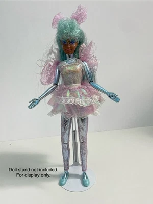 Muñeca de moda metálica Mattel Spectra STYLA BLUE Lacey Spacey Outer Space 1986 Foto 1 de 4