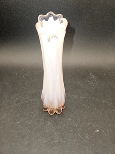 Vintage. Fostoria Erbstück rosa opalisierende Vase - Bild 1 von 4