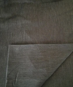 Reststück Baumwolljeans, Blusenstoff, 170 x 150 anthrazit - Bild 1 von 2