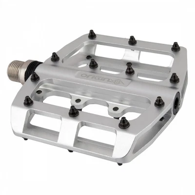 Pedales de plataforma Origin8 Rascal - Pedales de bicicleta cóncavos CNC de aluminio de 9/16" con Foto 1 de 3