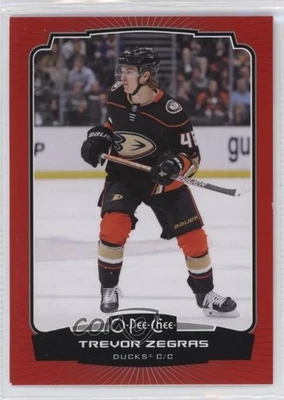 2022-23 O-Pee-Chee Red Border Trevor Zegras #1 - Image 1 of 2