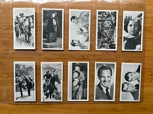 1954 A.B.C. Minors - Film Stars - THE THREE STOOGES - Full Set 10 Cards - Picture 1 of 2