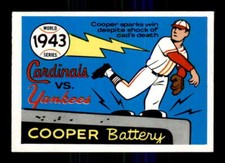 1970 Fleer World Series #40 1943 Yankees/Cardinals   VGEX X2924031