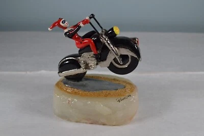 Estatua de Harley Quinn y motocicleta Warner Bros por Ron Lee #571 de 1500 Foto 1 de 4