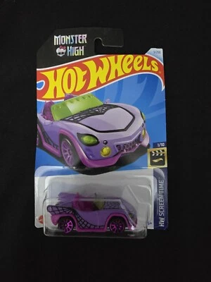 Hot Wheels Monster High Ghoul Mobile HW Screen Time 1/10 Long Card 3/250 - Image 1 of 2