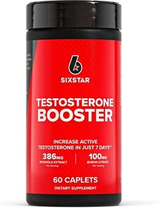 Testosterone Booster Supplement, Extreme Strength Testosterone, 60 Caplets - Picture 1 of 4