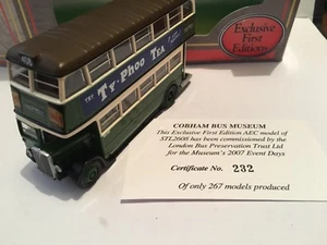1/76 EFE 27810B – Roof Box AEC STL Class Double Deck Bus - Cobham Bus Museum - Picture 1 of 3