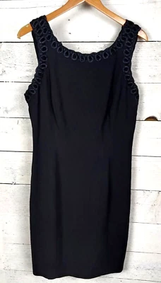 Вечерняя одежда на Pat Argenti платье-футляр женщин 10 с ремешками зубчатый коктейль - Изображение 1 из 4