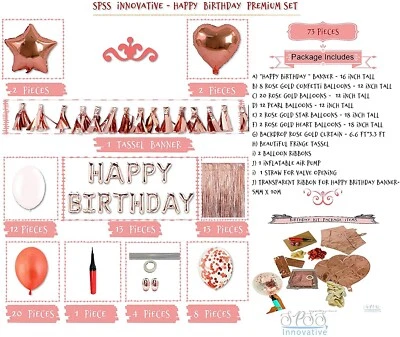 65Yr,70Yr,75Yr,80Yr,85Yr Girl and Woman Birthday Decorations by SPSS INNOVATIVE - Image 1 of 4