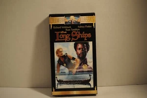 The Long Ships, Sidney Poitier, Richard Widmark, Adventure movie, VHS tape - Picture 1 of 3