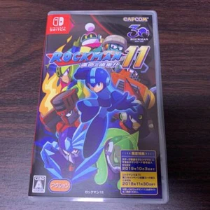 Rockman 11 fate of gear Nintendo Switch 2D Action game Capcom Japan Import - Picture 1 of 3