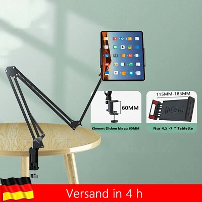 Universal Smartphone Handy Halter Ständer Verstellbar Tisch Bett Tablet iPad - Bild 1 von 4