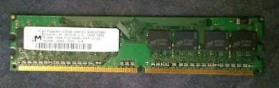 Micron MT8HTF6464AY-53EB8 512MB DDR2 PC2-4200U 533MHz DIMM 240-pin Memory - Image 1 of 2