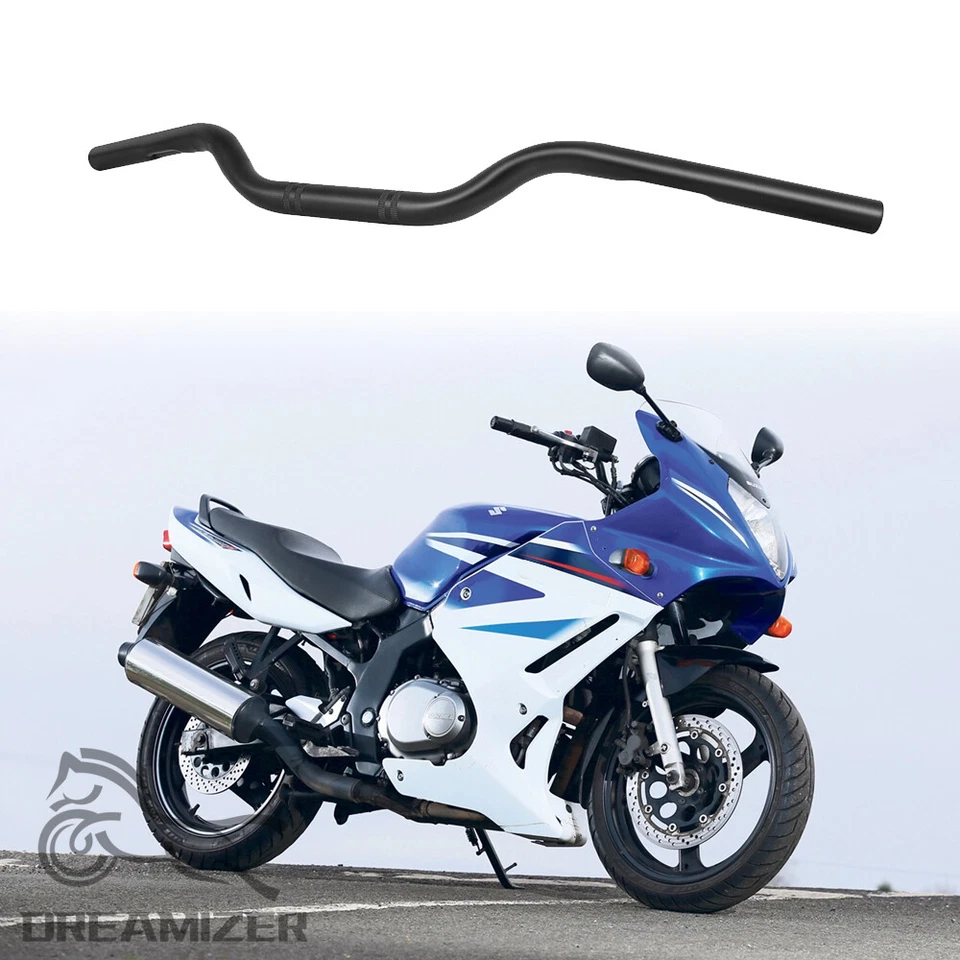 Motorcycle 7/8" 22mm Tracker Drag Bars Handlebar For Suzuki GS500F GS500E GS500 - Image 1 of 4