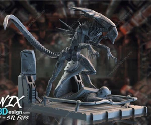 Alien Queen 3D Unpainted Figure Model GK Blank Kit 27cm New Hot Toy In Stock - Picture 1 of 12