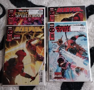 DEADPOOL # 11 -15 + MILES SPIDER-MAN # 30 & 31 POOLS OF BLOOD 1-4 MARVEL 2025 - Picture 1 of 7