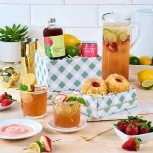 Sweet & Savory Strawberry Basil Gift for Any Occasion by GourmetGiftBaskets.com - Picture 1 of 4