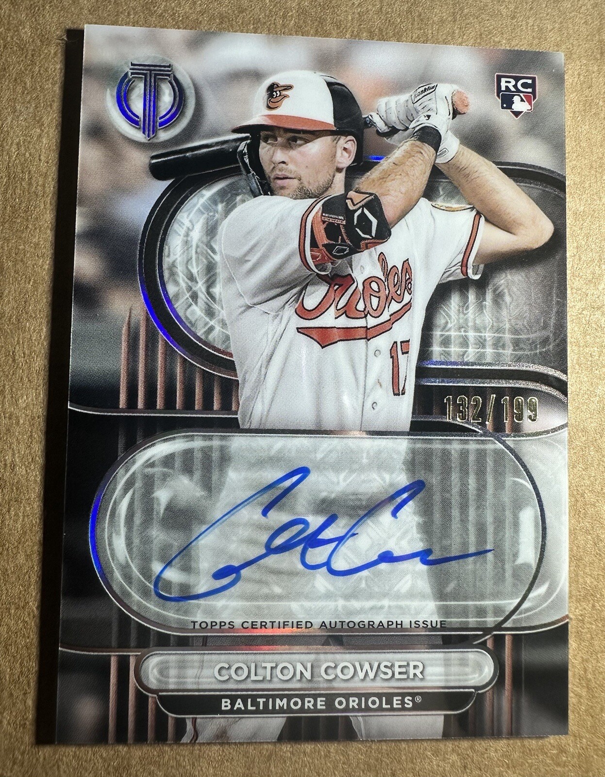 Colton Cowser 2024 Topps Tribute #TA-CC Tribute Autographs /199
