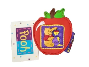 NEW WITH TAG DISNEY WINNIE THE POOH SMALL ROUND PLASTIC COIN BAG - Picture 1 of 4