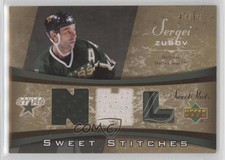2006-07 Upper Deck Sweet Shot Sweet Stitches Dual /50 Sergei Zubov #SS-SZ HOF