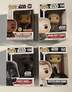 Star Wars Funko Pop Lot Empire Gideon 380, Tarkin 159, Vader 158, Krennic 142 - Bild 1 von 6