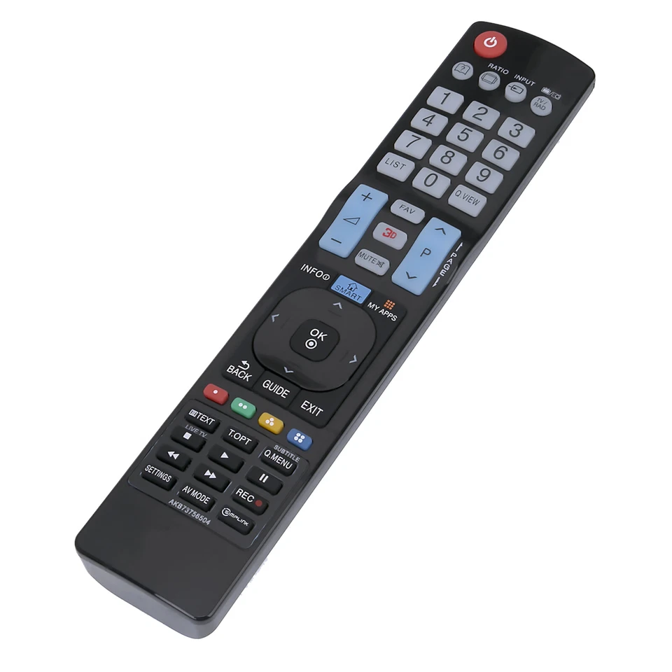 AKB73756504 Remote Control for LG 3D LED LCD Smart TV 32 42 47 50 55 84 LA y LN - Image 1 of 1