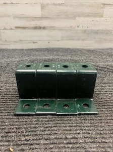 Used Lot of 4 B-LINE B116-32A Three Hole U-Support Bracket GREEN - Picture 1 of 5