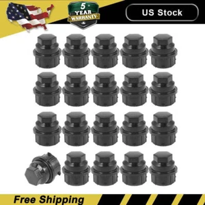 Lug Nut Caps Compatible Replacement For Chevrolet / GM / Pontiac 9593028 9593228 - Picture 1 of 12