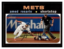 2020 Topps Heritage #355 AMED ROSARIO New York Mets