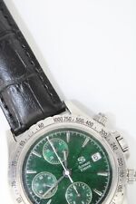 Prestigious Schwarz Etienne Chronograph RouteMaster with Green Dial Swiss Watch
